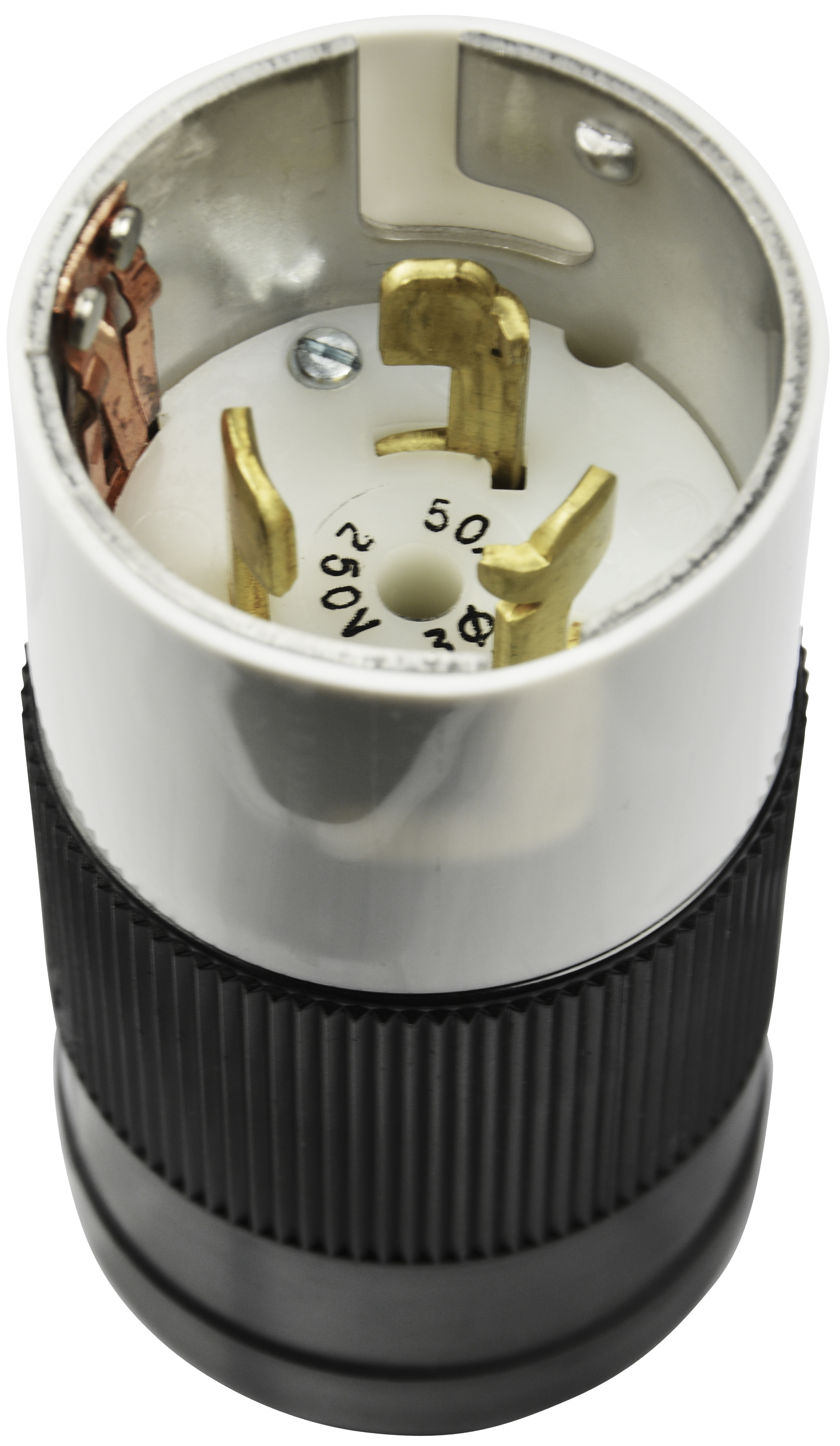 50A 3 Phase 250V 3P4W Locking Plug